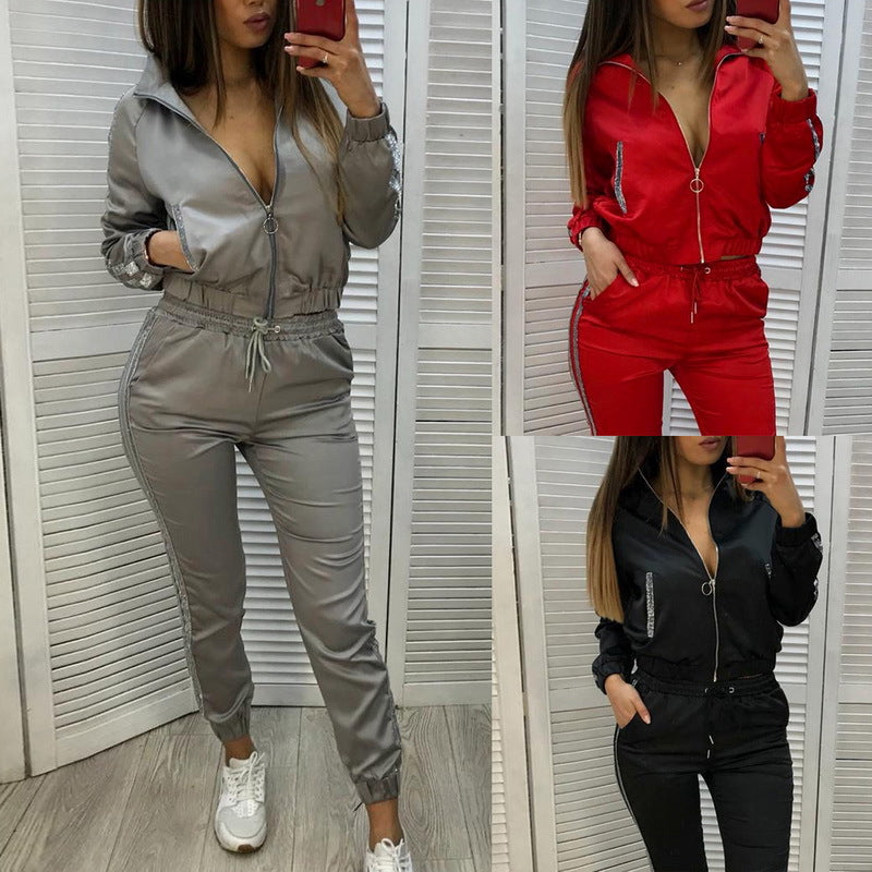 Elegant Women's Sports Leisure Outfit