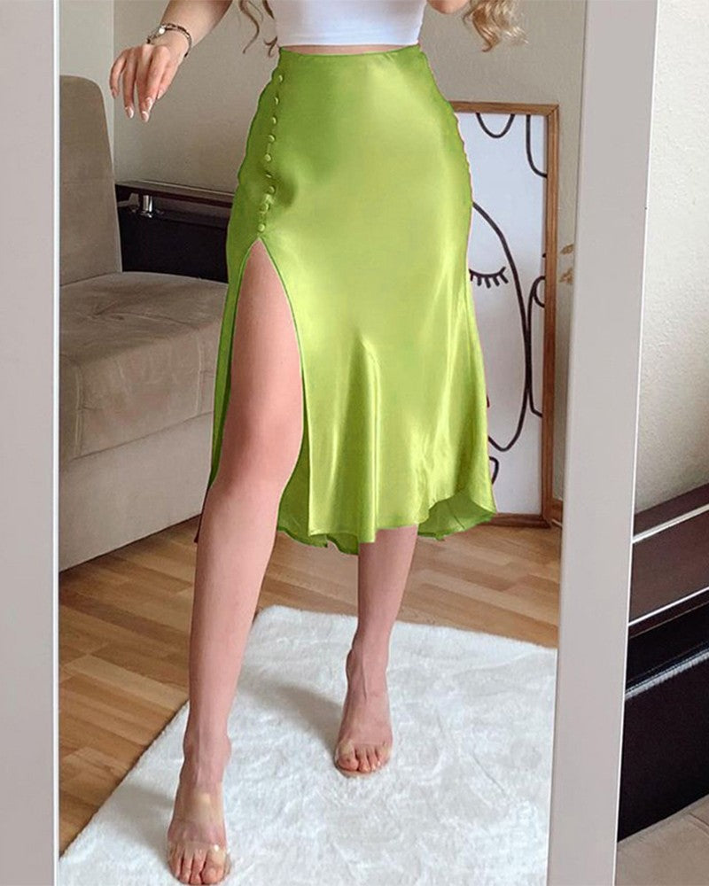 The Polka Dot Midi Skirt