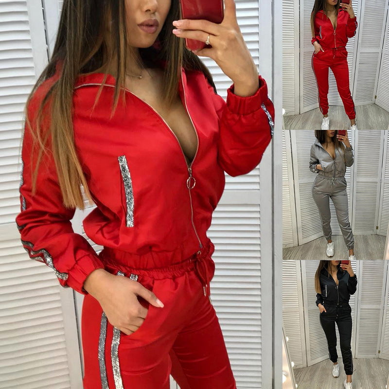 Elegant Women's Sports Leisure Outfit