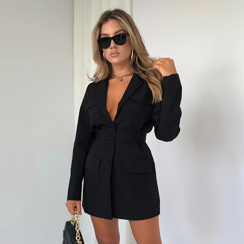 The Oversized Lapel Dress for Women