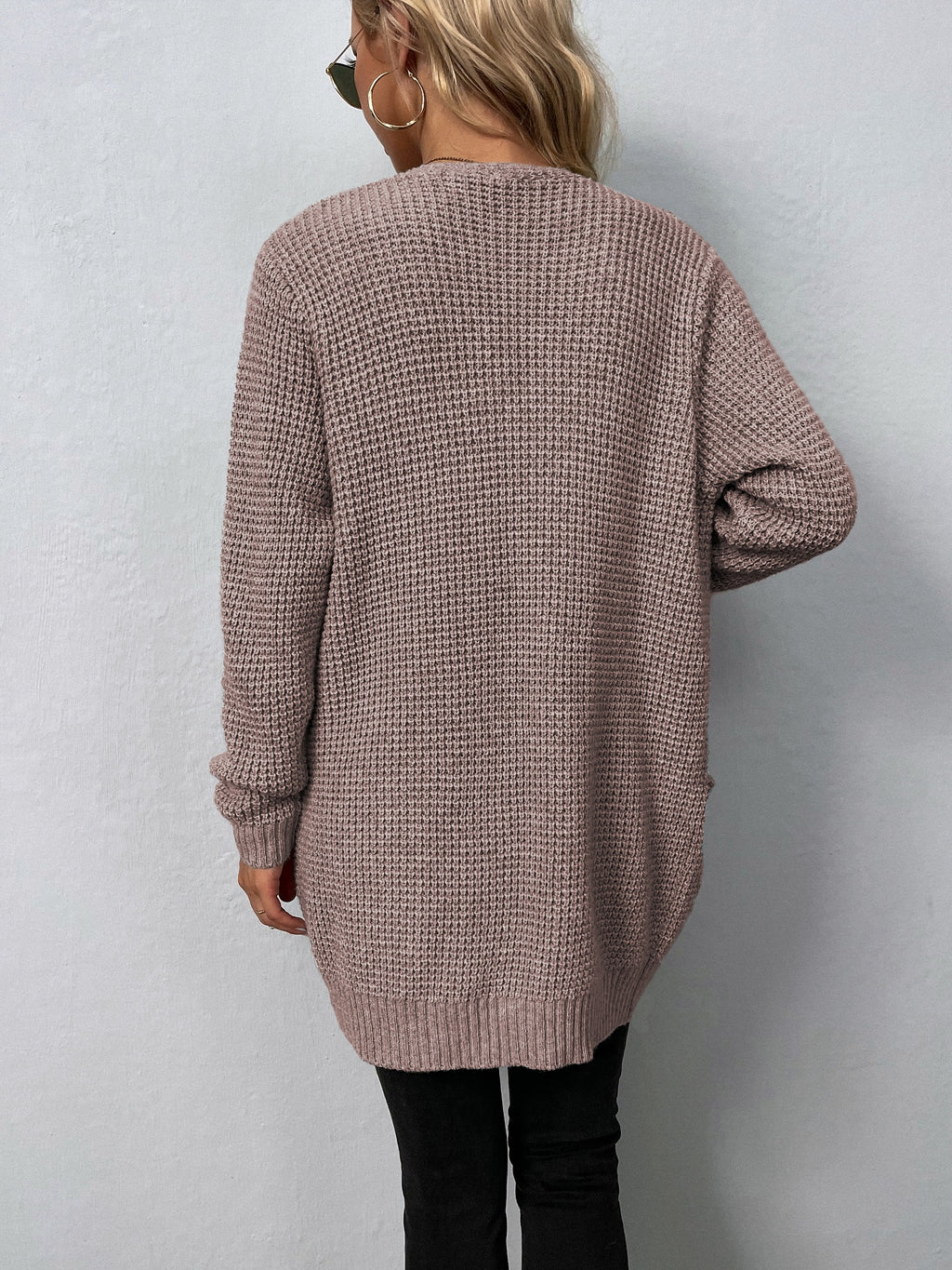 Ladies' Pocketed Knit Cardigan