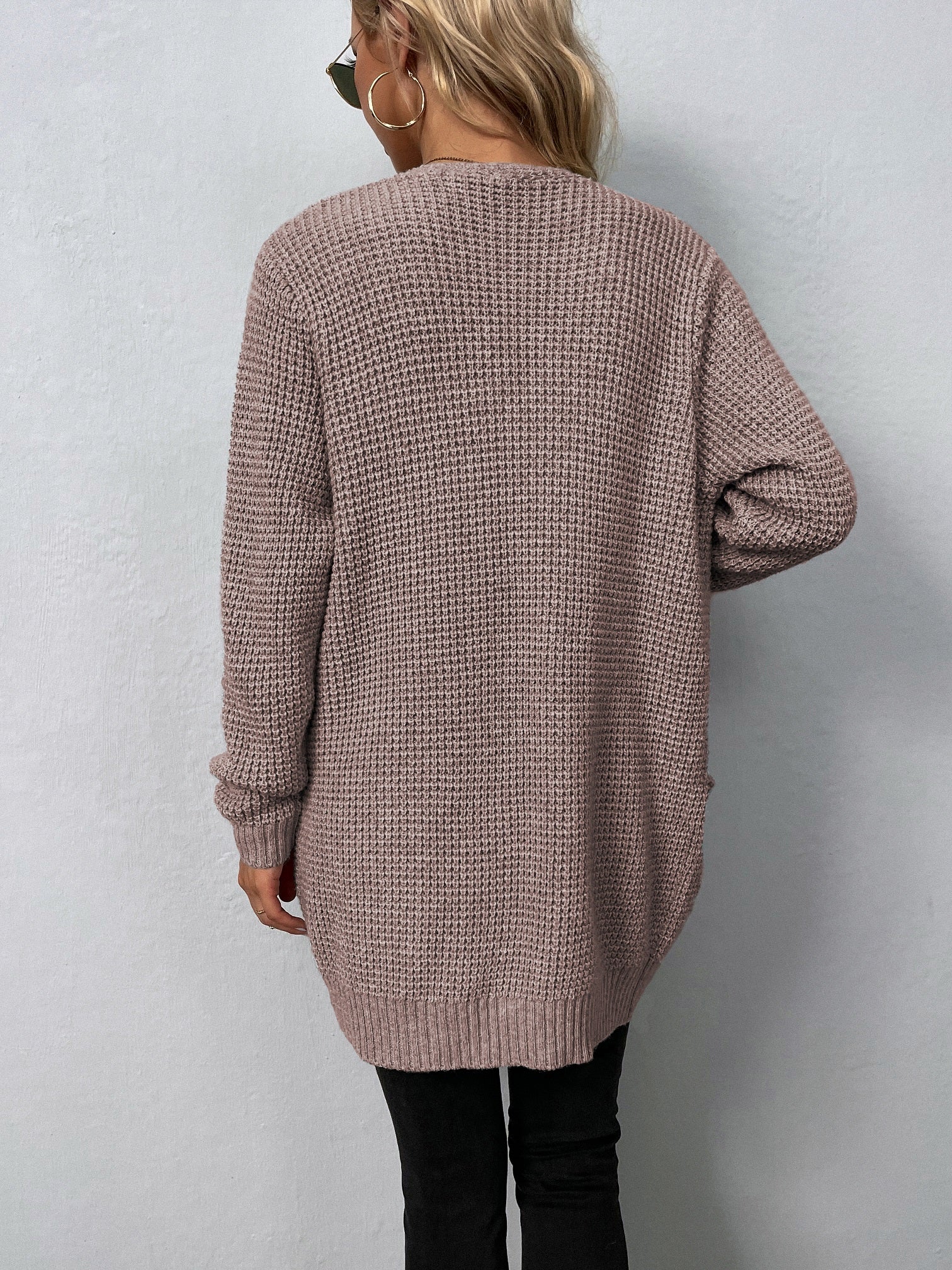 Ladies' Pocketed Knit Cardigan